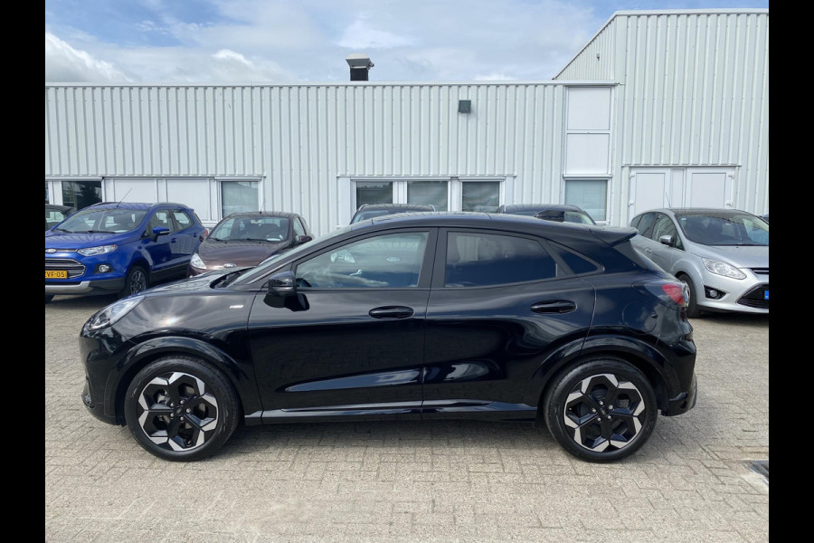 Ford Puma 1.0 EcoBoost Hybrid ST-Line X 155pk Automaat | Panoramadak | Afneembare trekhaak | Winter Pack | Adaptive cruise control | 360 graden camera | Bang&Olufsen | Elektrsiche achterklep | Matrix LED