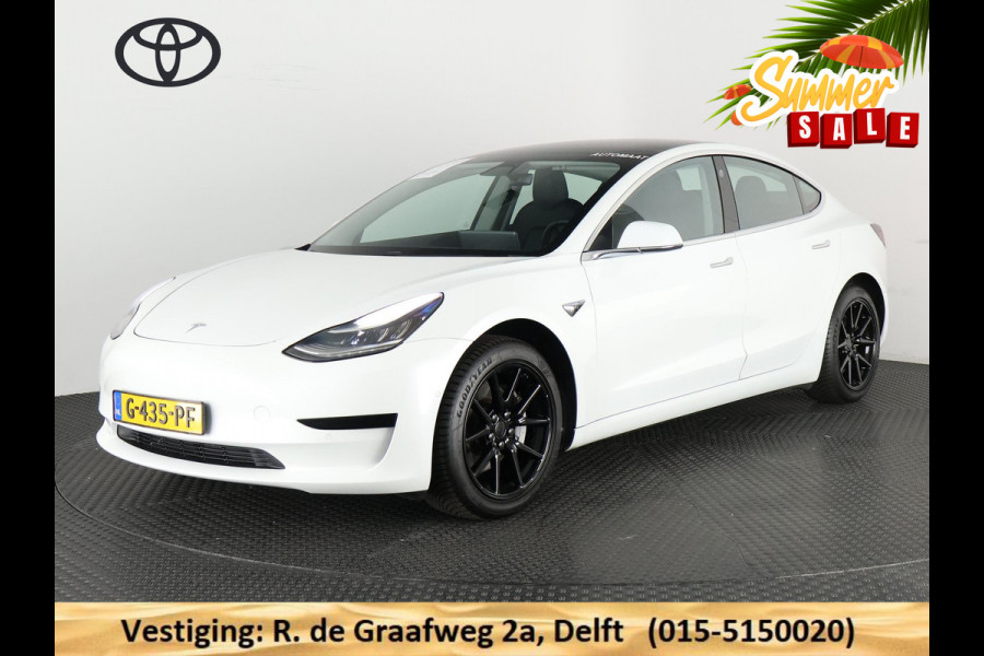 Tesla Model 3 Standard RWD Plus 60 kWh | ACCU 85% | 1e eigenaar | Navigatie | Panoramadak | Camera | Leder |