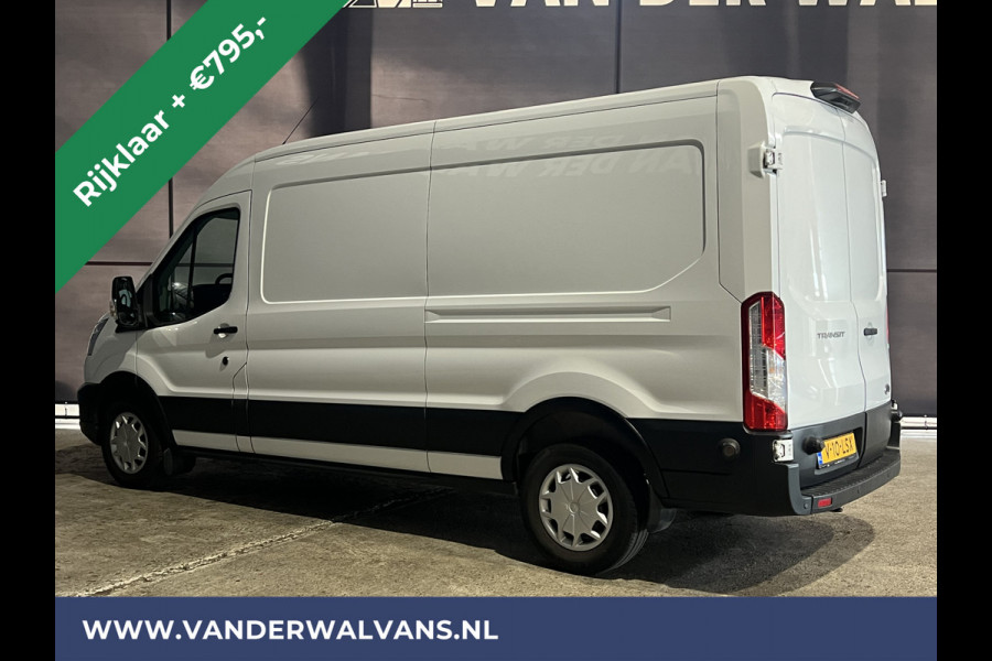 Ford Transit 2.0 TDCI 131pk L3H2 Euro6 *Rijklaar Direct Rijden* Airco | Camera | Navigatie | Apple Carplay | Android Auto Cruisecontrol, Parkeersensoren, Elektrisch verstelbare bestuurdersstoel, Verwarmde voorruit, Stoelverwarming, Bijrijdersbank