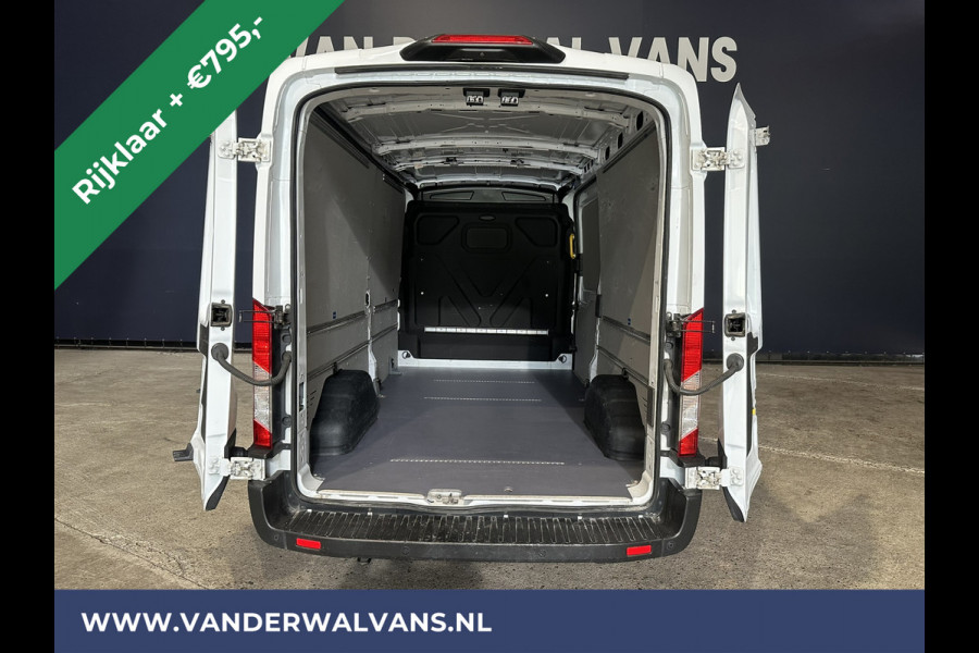Ford Transit 2.0 TDCI 131pk L3H2 Euro6 *Rijklaar Direct Rijden* Airco | Camera | Navigatie | Apple Carplay | Android Auto Cruisecontrol, Parkeersensoren, Elektrisch verstelbare bestuurdersstoel, Verwarmde voorruit, Stoelverwarming, Bijrijdersbank