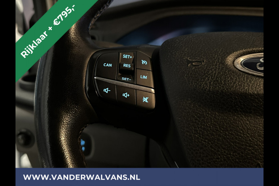 Ford Transit 2.0 TDCI 131pk L3H2 Euro6 *Rijklaar Direct Rijden* Airco | Camera | Navigatie | Apple Carplay | Android Auto Cruisecontrol, Parkeersensoren, Elektrisch verstelbare bestuurdersstoel, Verwarmde voorruit, Stoelverwarming, Bijrijdersbank