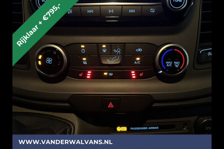 Ford Transit 2.0 TDCI 131pk L3H2 Euro6 *Rijklaar Direct Rijden* Airco | Camera | Navigatie | Apple Carplay | Android Auto Cruisecontrol, Parkeersensoren, Elektrisch verstelbare bestuurdersstoel, Verwarmde voorruit, Stoelverwarming, Bijrijdersbank