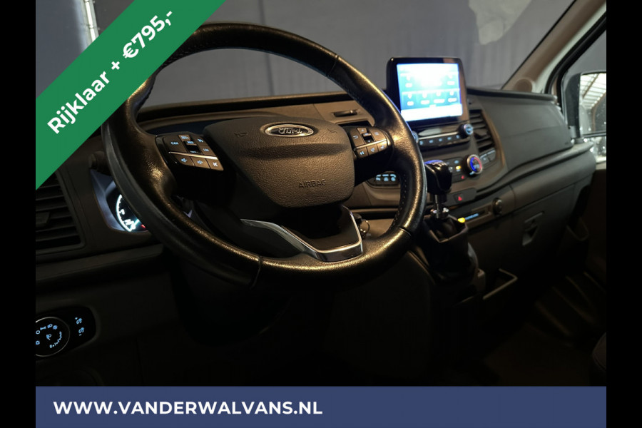 Ford Transit 2.0 TDCI 131pk L3H2 Euro6 *Rijklaar Direct Rijden* Airco | Camera | Navigatie | Apple Carplay | Android Auto Cruisecontrol, Parkeersensoren, Elektrisch verstelbare bestuurdersstoel, Verwarmde voorruit, Stoelverwarming, Bijrijdersbank