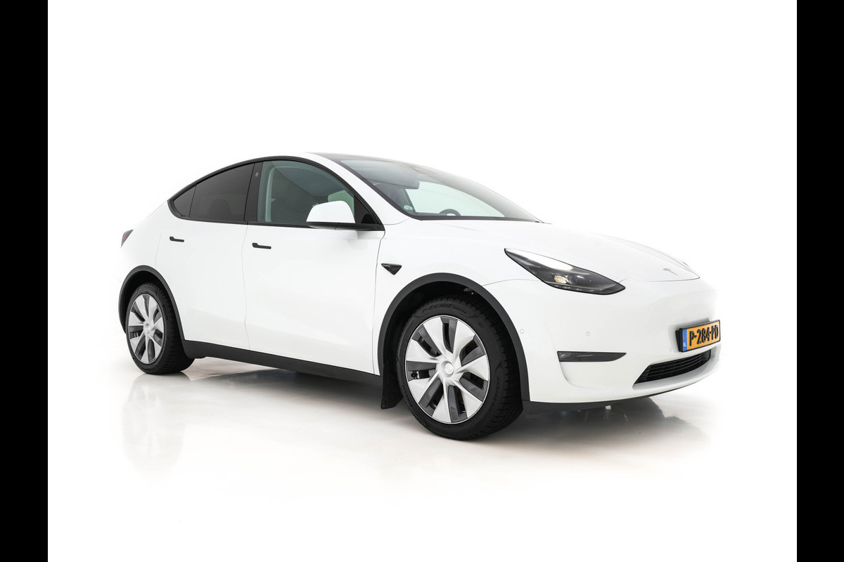 Tesla Model Y Long Range AWD 75 kWh [ 3-Fase ] (INCL.BTW) Aut. *PANO-WINDOW | AUTO-PILOT | LUXURY-LEATHER | SURROUND-VIEW | NAVI-FULLMAP | FULL-LED | AIR-SUSPENSION | DIGI-COCKPIT | KEYLESS | CAMERA | DAB+ | HEATED-COMFORT-SEATS*