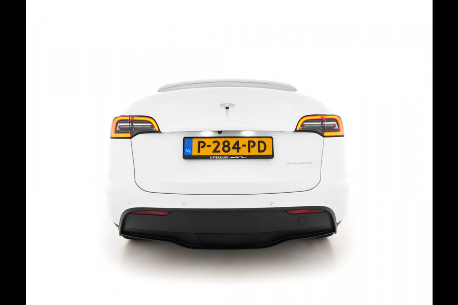 Tesla Model Y Long Range AWD 75 kWh [ 3-Fase ] (INCL-BTW) Aut. *PANO-WINDOW | AUTO-PILOT | LUXURY-LEATHER | TOP-VIEW | NAVI-FULLMAP | MATRIX-LED | AIR-SUSPENSION | DIGI-COCKPIT | KEYLESS | CAMERA | DAB+ | HEATED-COMFORTSEATS | PRIVACY-GLA