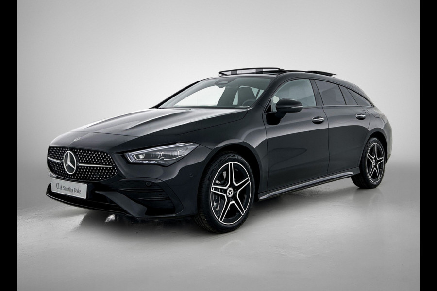 Mercedes-Benz CLA-Klasse Shooting Brake 250 e Star Edition AMG Line | Nightpakket | KEYLESS-GO | Parkeerpakket met achteruitrijcamera | 	EASY PACK achterklep | Dodehoekassistent | MULTIBEAM LED | Zitcomfortpakket | Sfeerverlichting | Verwarmde stoelen vooraan |