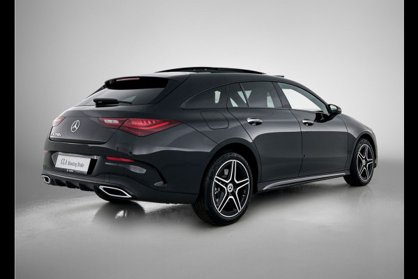 Mercedes-Benz CLA-Klasse Shooting Brake 250 e Star Edition AMG Line | Nightpakket | KEYLESS-GO | Parkeerpakket met achteruitrijcamera | 	EASY PACK achterklep | Dodehoekassistent | MULTIBEAM LED | Zitcomfortpakket | Sfeerverlichting | Verwarmde stoelen vooraan |