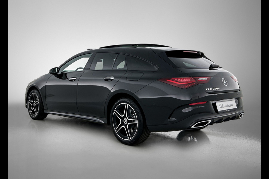 Mercedes-Benz CLA-Klasse Shooting Brake 250 e Star Edition AMG Line | Nightpakket | KEYLESS-GO | Parkeerpakket met achteruitrijcamera | 	EASY PACK achterklep | Dodehoekassistent | MULTIBEAM LED | Zitcomfortpakket | Sfeerverlichting | Verwarmde stoelen vooraan |