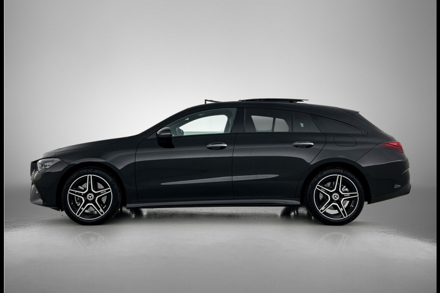 Mercedes-Benz CLA-Klasse Shooting Brake 250 e Star Edition AMG Line | Nightpakket | KEYLESS-GO | Parkeerpakket met achteruitrijcamera | 	EASY PACK achterklep | Dodehoekassistent | MULTIBEAM LED | Zitcomfortpakket | Sfeerverlichting | Verwarmde stoelen vooraan |