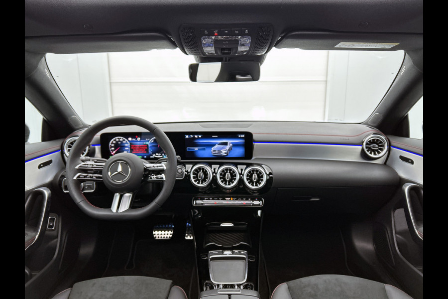 Mercedes-Benz CLA-Klasse Shooting Brake 250 e Star Edition AMG Line | Nightpakket | KEYLESS-GO | Parkeerpakket met achteruitrijcamera | 	EASY PACK achterklep | Dodehoekassistent | MULTIBEAM LED | Zitcomfortpakket | Sfeerverlichting | Verwarmde stoelen vooraan |