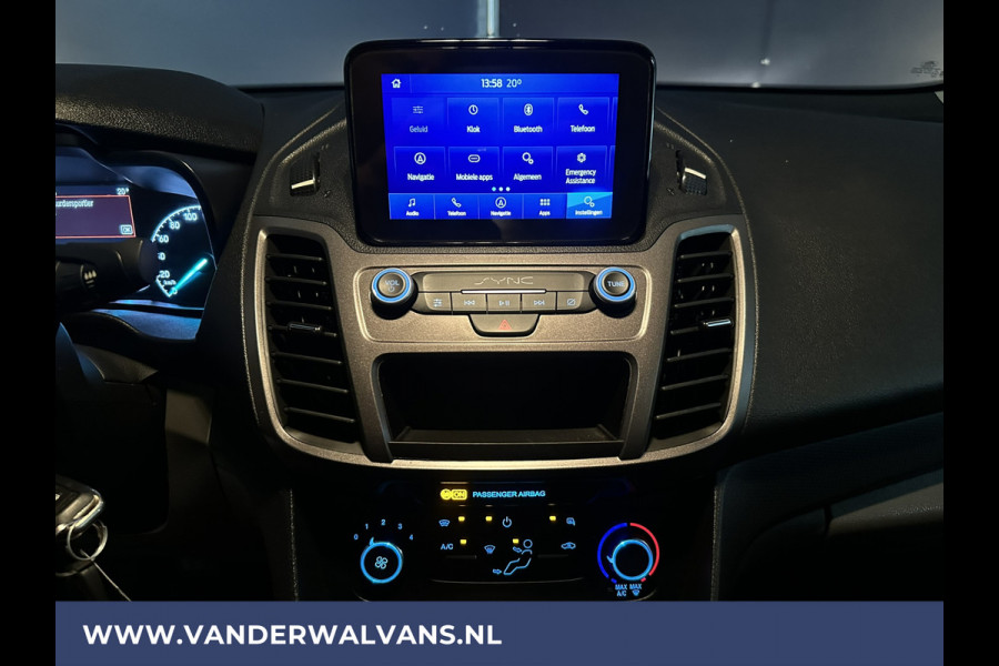 Ford Transit Connect 1.5 EcoBlue 100pk L1H1 Euro6 Airco | Camera | Navigatie | Apple Carplay | Trekhaak Parkeersensoren, Android Auto