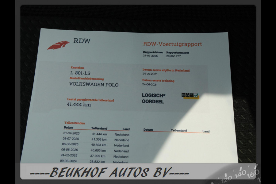 Volkswagen Polo 1.0 TSI Parkeersensor Carplay Adapt Cruise