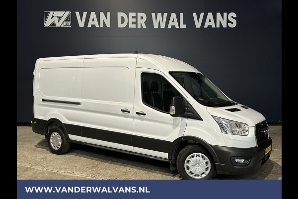 Ford Transit 2.0 TDCI 131pk L3H2 Euro6 Airco | Camera | Navigatie | Apple Carplay | Cruisecontrol Stoelverwarming, Verwarmde voorruit, Parkeersensoren, Bijrijdersbank, 2500kg trekvermogen