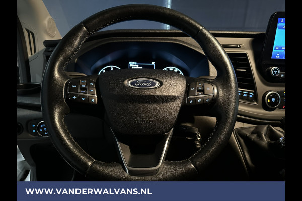 Ford Transit 2.0 TDCI 131pk L3H2 Euro6 Airco | Camera | Navigatie | Apple Carplay | Cruisecontrol Stoelverwarming, Verwarmde voorruit, Parkeersensoren, Bijrijdersbank, 2500kg trekvermogen