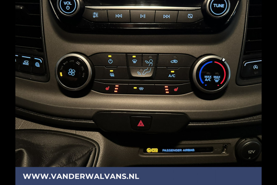 Ford Transit 2.0 TDCI 131pk L3H2 Euro6 Airco | Camera | Navigatie | Apple Carplay | Cruisecontrol Stoelverwarming, Verwarmde voorruit, Parkeersensoren, Bijrijdersbank, 2500kg trekvermogen