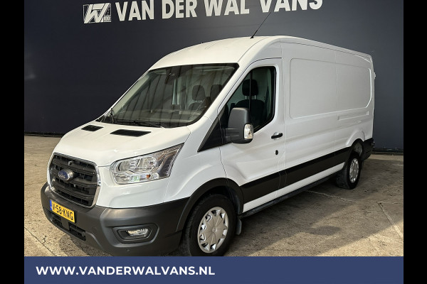 Ford Transit 2.0 TDCI 131pk L3H2 Euro6 Airco | Camera | Navigatie | Apple Carplay | Cruisecontrol Stoelverwarming, Verwarmde voorruit, Parkeersensoren, Bijrijdersbank, 2500kg trekvermogen