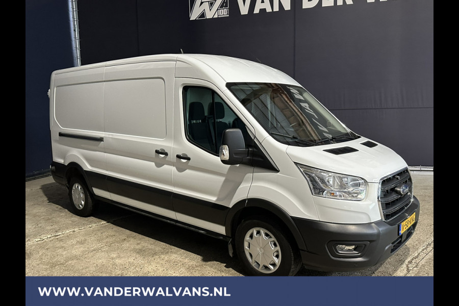 Ford Transit 2.0 TDCI 131pk L3H2 Euro6 Airco | Camera | Navigatie | Apple Carplay | Cruisecontrol Stoelverwarming, Verwarmde voorruit, Parkeersensoren, Bijrijdersbank, 2500kg trekvermogen