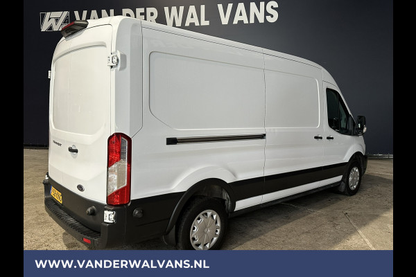 Ford Transit 2.0 TDCI 131pk L3H2 Euro6 Airco | Camera | Navigatie | Apple Carplay | Cruisecontrol Stoelverwarming, Verwarmde voorruit, Parkeersensoren, Bijrijdersbank, 2500kg trekvermogen