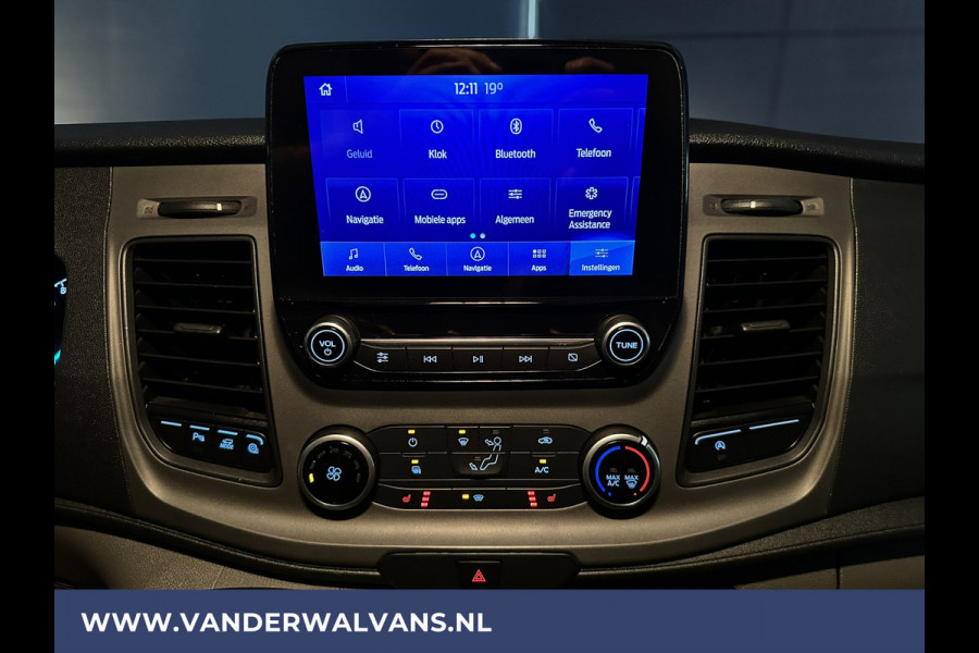 Ford Transit 2.0 TDCI 131pk L3H2 Euro6 Airco | Camera | Navigatie | Apple Carplay | Cruisecontrol Stoelverwarming, Verwarmde voorruit, Parkeersensoren, Bijrijdersbank, 2500kg trekvermogen