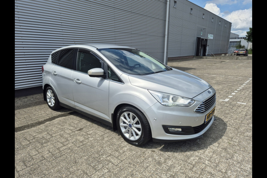 Ford C-MAX 1.5 Titanium Automaat, airco,cruise,android,navigatie/camera,stuur/stoelverwarming,afneembarehaak,parkeersensoren,
