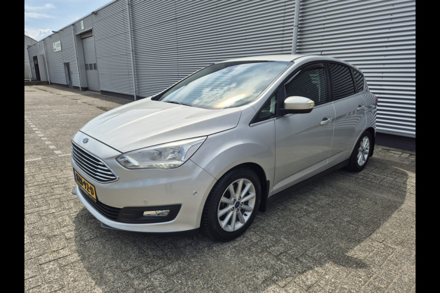 Ford C-MAX 1.5 Titanium Automaat, airco,cruise,android,navigatie/camera,stuur/stoelverwarming,afneembarehaak,parkeersensoren,