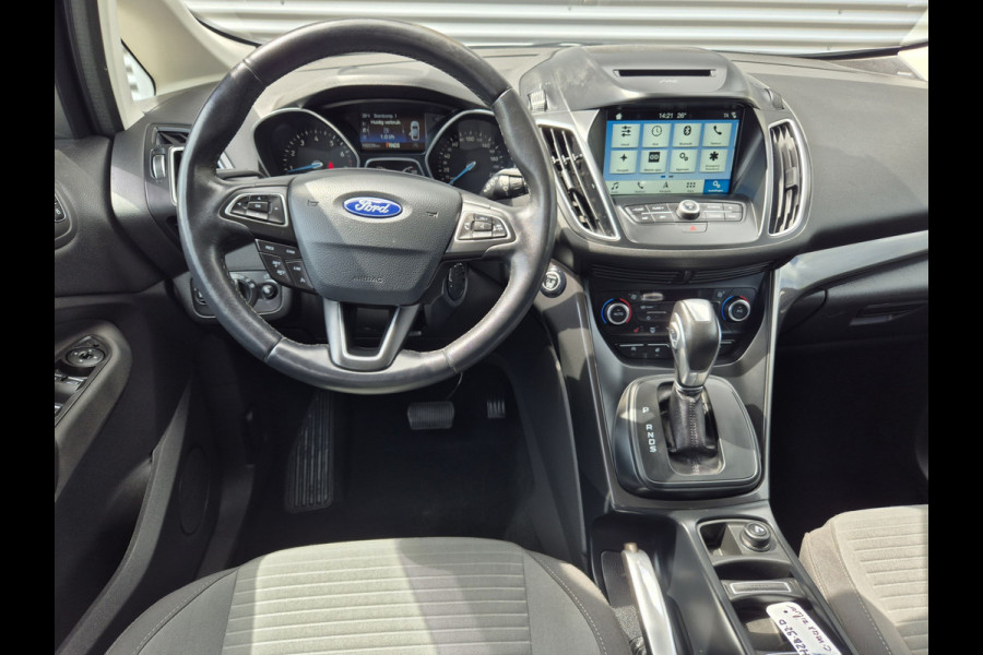 Ford C-MAX 1.5 Titanium Automaat, airco,cruise,android,navigatie/camera,stuur/stoelverwarming,afneembarehaak,parkeersensoren,