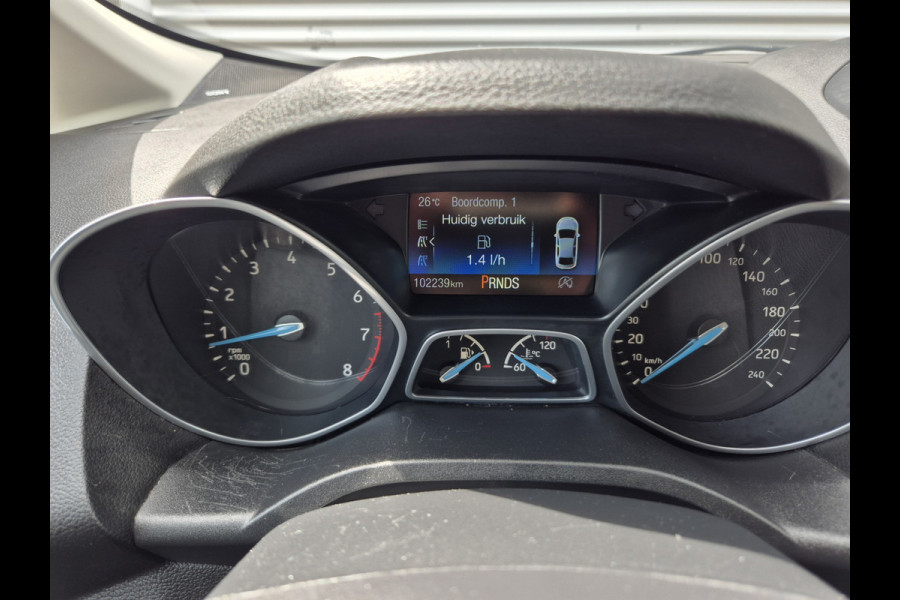 Ford C-MAX 1.5 Titanium Automaat, airco,cruise,android,navigatie/camera,stuur/stoelverwarming,afneembarehaak,parkeersensoren,