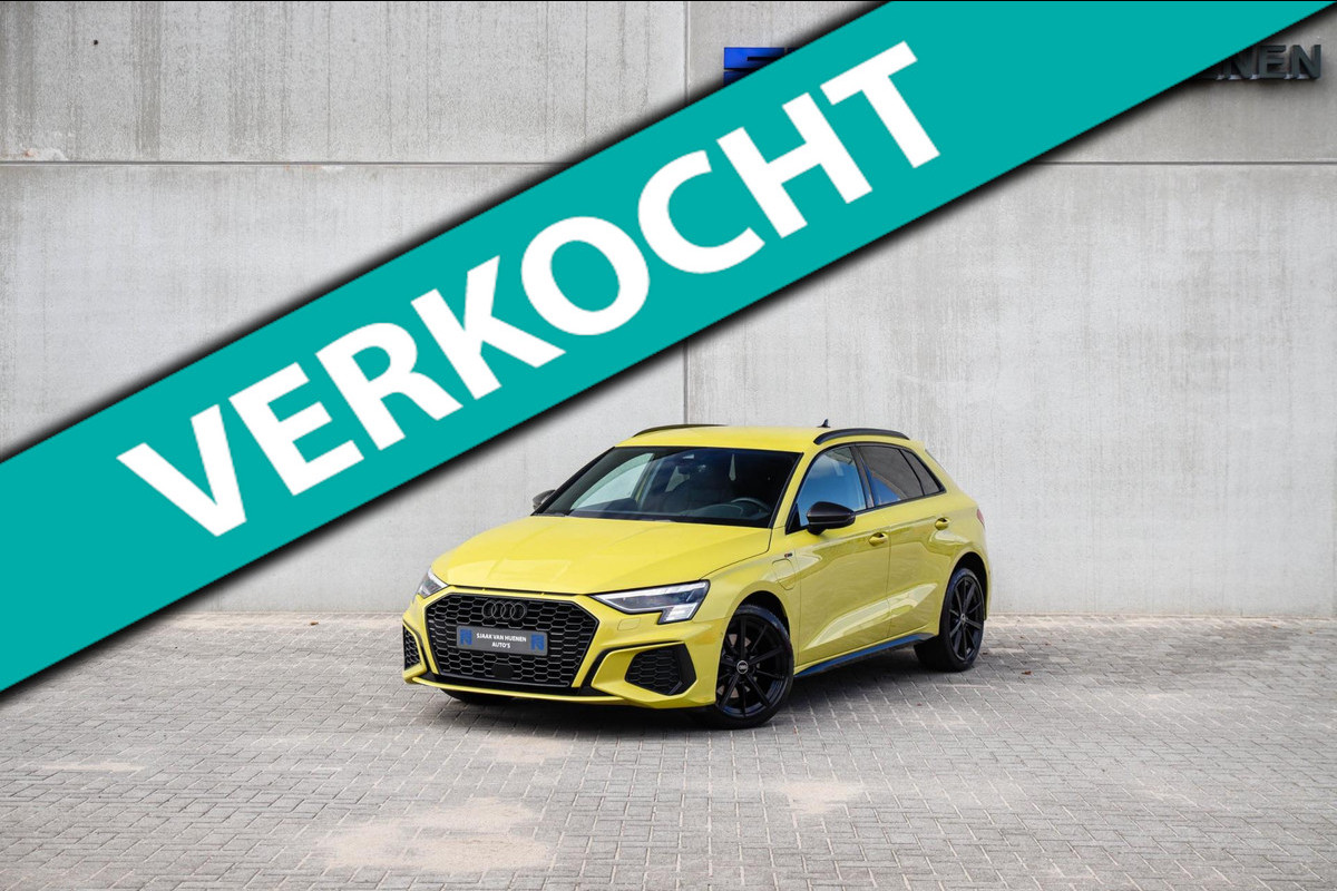 Audi A3 Sportback 40 TFSI e PHEV S Edition S-line 204pk S-Tronic|Virtual Cockpit|Kuipstoelen elektrisch|LED Matrix|Camera|Black|18