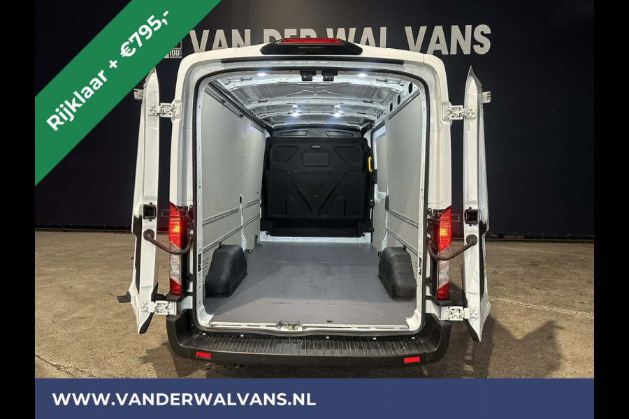 Ford Transit 2.0 TDCI 130pk L3H2 Euro6 *Rijklaar Direct Rijden* Airco | Camera | Navigatie | Cruisecontrol | Stoelverwarming Verwarmde voorruit, Parkeersensoren, Elektrisch verstelbare bestuurdersstoel, Bijrijdersbank