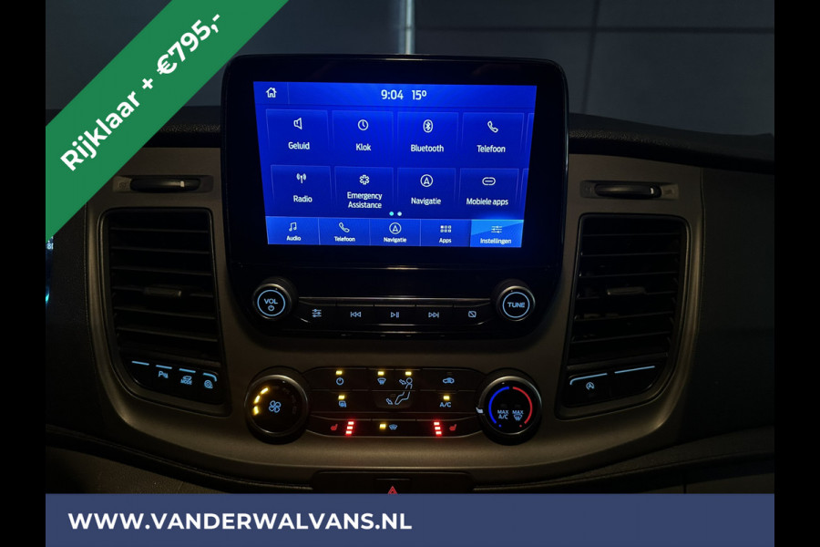 Ford Transit 2.0 TDCI 130pk L3H2 Euro6 *Rijklaar Direct Rijden* Airco | Camera | Navigatie | Cruisecontrol | Stoelverwarming Verwarmde voorruit, Parkeersensoren, Elektrisch verstelbare bestuurdersstoel, Bijrijdersbank