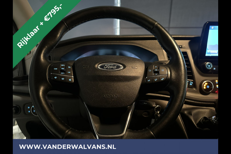 Ford Transit 2.0 TDCI 130pk L3H2 Euro6 *Rijklaar Direct Rijden* Airco | Camera | Navigatie | Cruisecontrol | Stoelverwarming Verwarmde voorruit, Parkeersensoren, Elektrisch verstelbare bestuurdersstoel, Bijrijdersbank