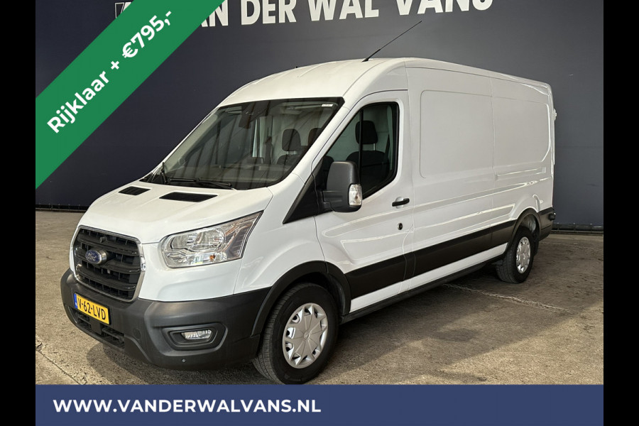 Ford Transit 2.0 TDCI 130pk L3H2 Euro6 *Rijklaar Direct Rijden* Airco | Camera | Navigatie | Cruisecontrol | Stoelverwarming Verwarmde voorruit, Parkeersensoren, Elektrisch verstelbare bestuurdersstoel, Bijrijdersbank