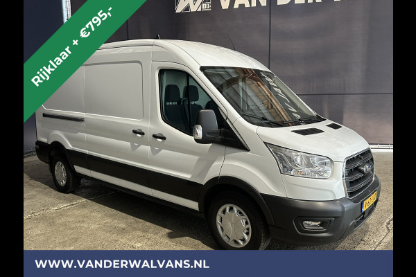 Ford Transit 2.0 TDCI 130pk L3H2 Euro6 *Rijklaar Direct Rijden* Airco | Camera | Navigatie | Cruisecontrol | Stoelverwarming Verwarmde voorruit, Parkeersensoren, Elektrisch verstelbare bestuurdersstoel, Bijrijdersbank