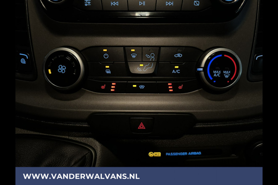 Ford Transit Custom 2.0 TDCI L2H1 Euro6 Airco | Camera | Navigatie | LED | Apple Carplay | Android Auto Cruisecontrol, Parkeersensoren, Stoelverwarming, Verwarmde voorruit, Bijrijdersbank, 2800kg Trekvermogen