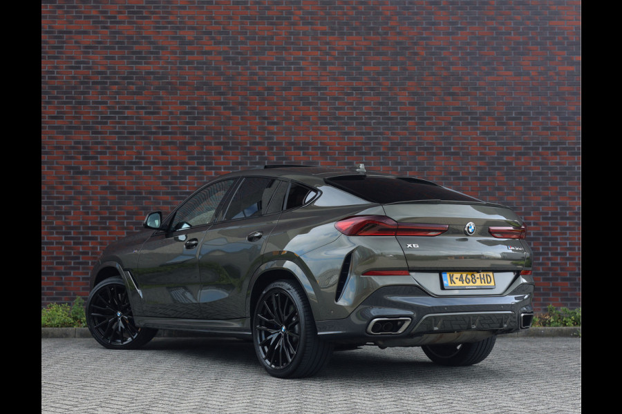 BMW X6 M50i High Executive | Manhattan - Sky - Iconic Glow - Vol leder