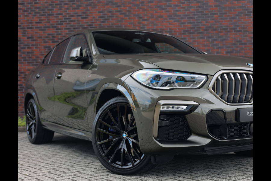 BMW X6 M50i High Executive | Manhattan - Sky - Iconic Glow - Vol leder