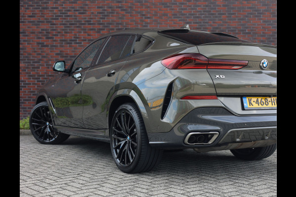 BMW X6 M50i High Executive | Manhattan - Sky - Iconic Glow - Vol leder