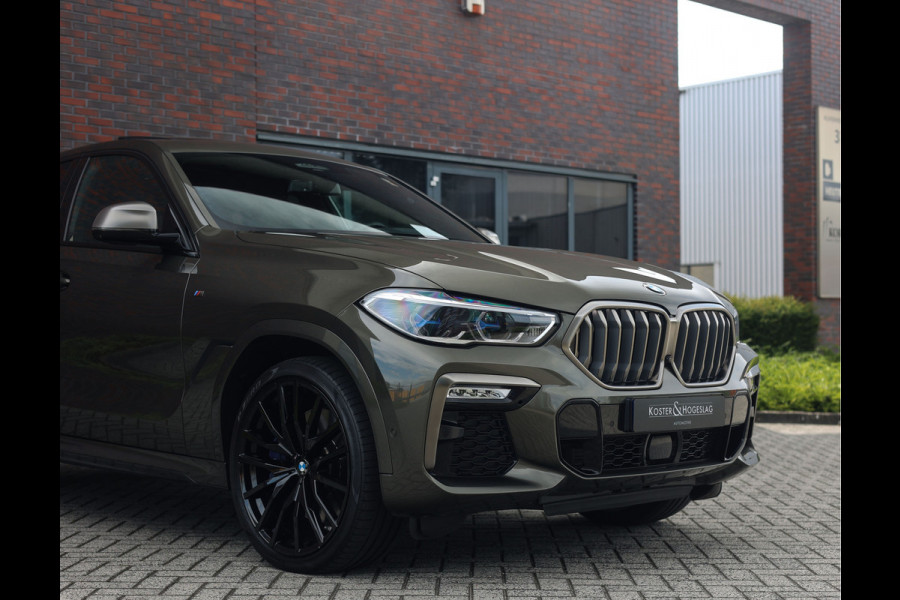 BMW X6 M50i High Executive | Manhattan - Sky - Iconic Glow - Vol leder