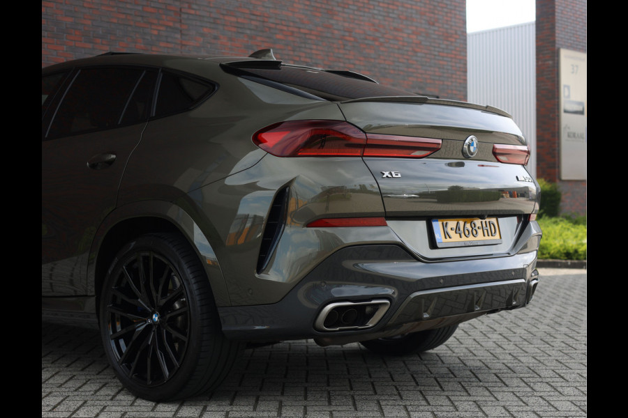 BMW X6 M50i High Executive | Manhattan - Sky - Iconic Glow - Vol leder
