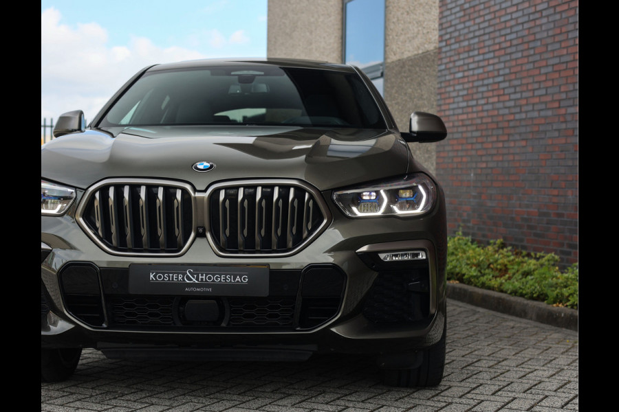 BMW X6 M50i High Executive | Manhattan - Sky - Iconic Glow - Vol leder