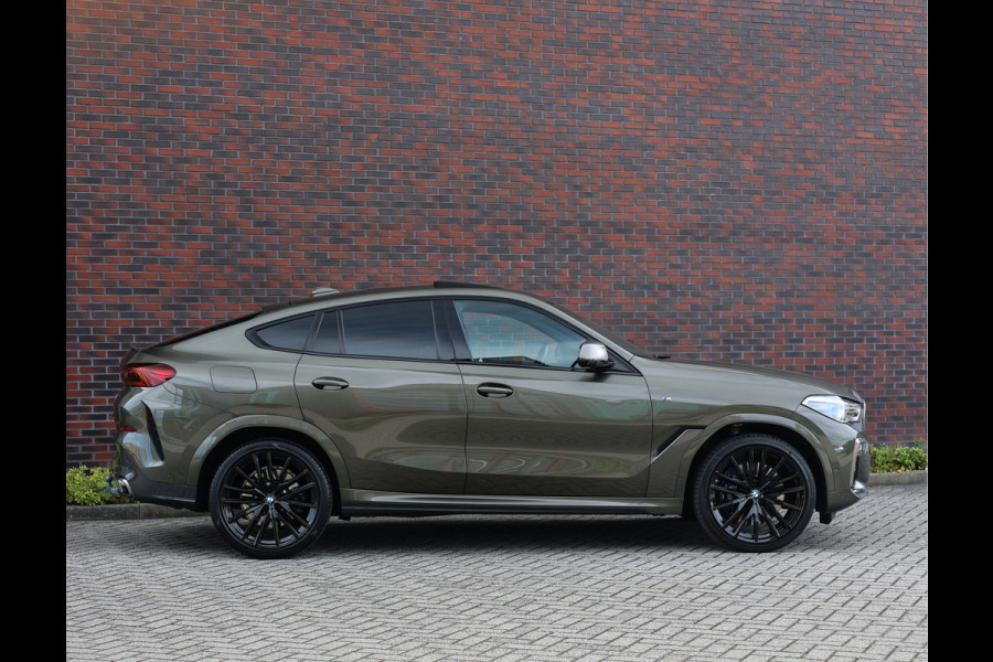 BMW X6 M50i High Executive | Manhattan - Sky - Iconic Glow - Vol leder