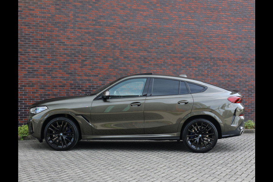 BMW X6 M50i High Executive | Manhattan - Sky - Iconic Glow - Vol leder