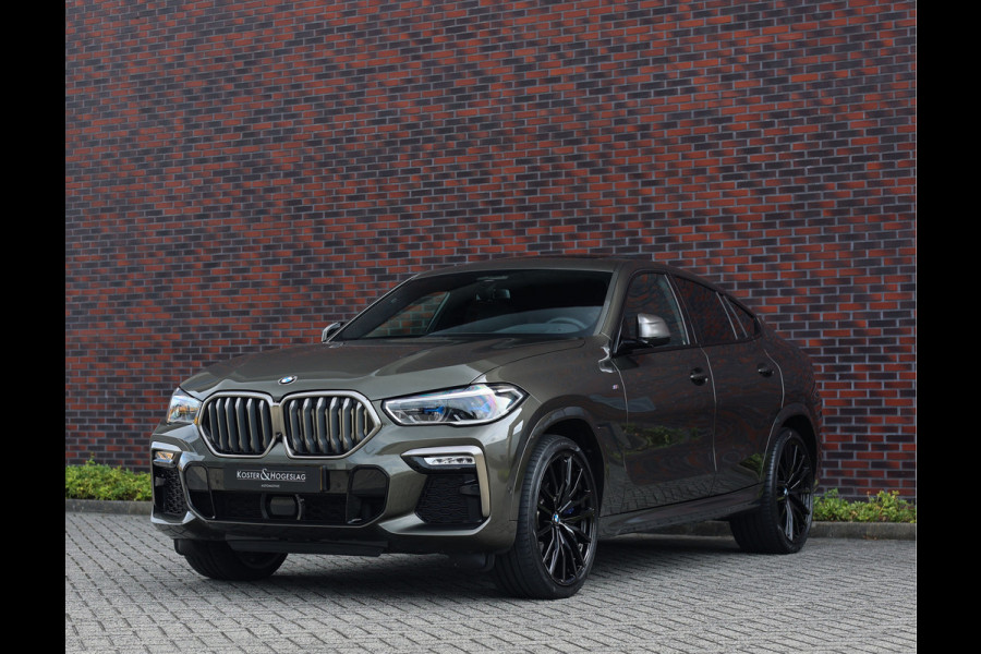 BMW X6 M50i High Executive | Manhattan - Sky - Iconic Glow - Vol leder