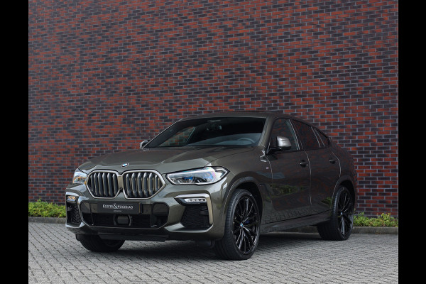 BMW X6 M50i High Executive | Manhattan - Sky - Iconic Glow - Vol leder