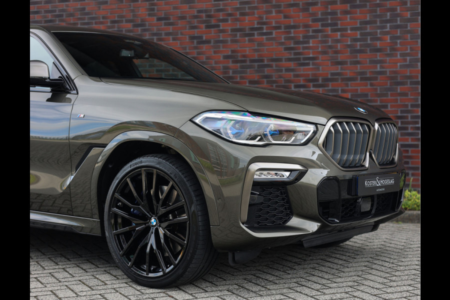 BMW X6 M50i High Executive | Manhattan - Sky - Iconic Glow - Vol leder