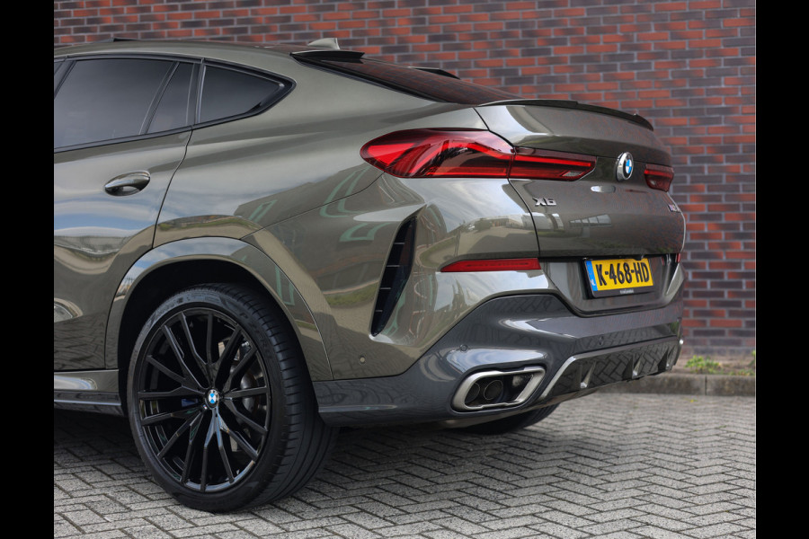 BMW X6 M50i High Executive | Manhattan - Sky - Iconic Glow - Vol leder