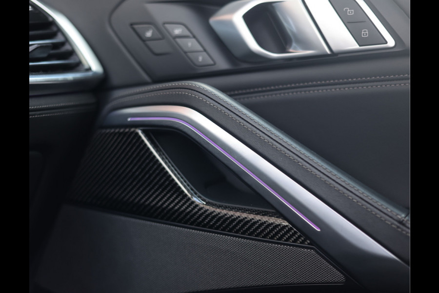 BMW X6 M50i High Executive | Manhattan - Sky - Iconic Glow - Vol leder