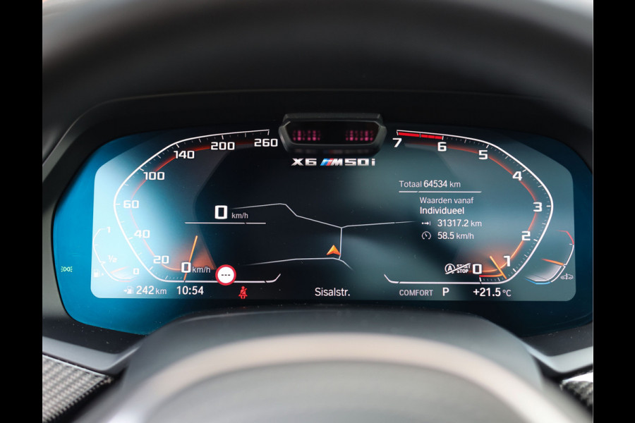 BMW X6 M50i High Executive | Manhattan - Sky - Iconic Glow - Vol leder