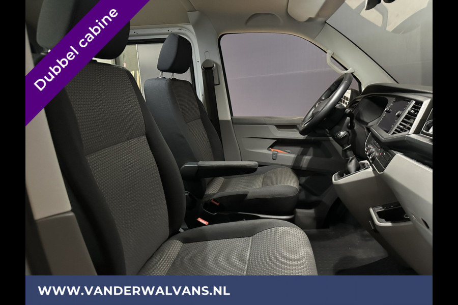 Volkswagen Transporter 2.0 TDI L2H1 Dubbele Cabine Euro6 Airco | 5-Zits | Navigatie | 2200kg Trekhaak | Apple Carplay Android Auto, Cruisecontrol, Parkeersensoren