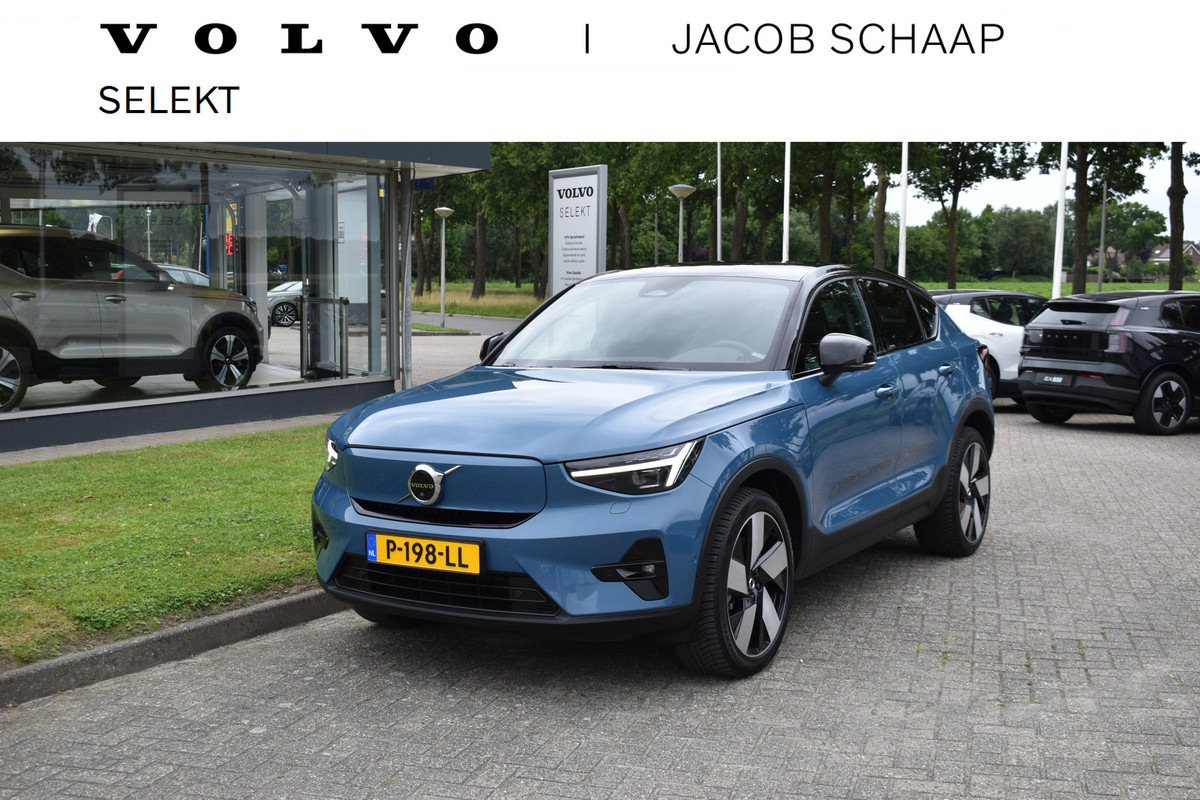 Volvo C40 Recharge Twin Intro Edition 78 kWh | 20" LMV | Getint glas | Panaoramadak | Elektrische Stoelen | 404PK Volvo C40 Recharge Twin Intro Edition 78 kWh | 20" LMV | Getint glas | Panaoramadak | Elektrische Stoelen | 404PK